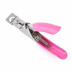 Cao Chất Lượng Thép Không Gỉ Màu Hồng Acrylic Nail Tip Cutter - Product Image 3
