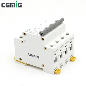 Cemig 빠른 배달 63a 소형 회로 차단기 ELCB 가격 1 2 3 4 극 20 amp 소형 회로 차단기 mcb