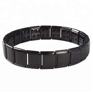 Bracciale Giapponese Trendy con Gancio Magnetico Anti-radiazioni in Germanio e Acciaio Inossidabile Nero <span class=keywords><strong>per</strong></span> Anniversario - Product Image 2