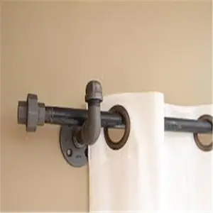<span class=keywords><strong>Aste</strong></span> per Tende in Tubo di Ferro Industriale con Raccordi in Ferro Battuto - Product Image 1