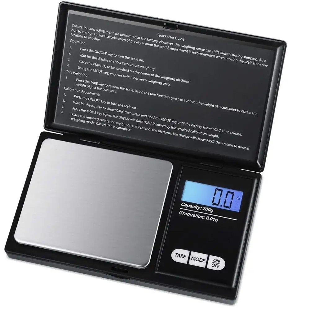 200グラム0.01グラムAccurate Weight Balance Digital LCD Pocket Electronic Weighting Jewelry Coin Gold Scaleグラム/オンス/gn/ ct/ dwt/ ozt Stock