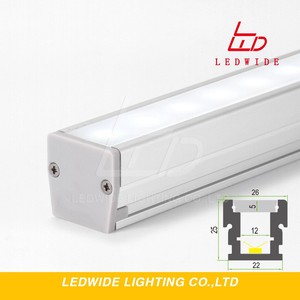 Profil en aluminium plat IP67 de conception la plus récente pour le sol, canal en aluminium <span class=keywords><strong>souterrain</strong></span> pour LED - Product Image 3