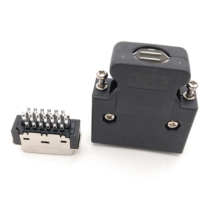 1.27mm 3M MDR 26 Pin Connector - Gold Plated & Screw Locking