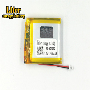 Plug 1.0-<span class=keywords><strong>2</strong></span> P 3.7 V 504040 mah 1200 lithium polymer lipo rechargeable battery li ion Solar lithium battery with PCM - Product Image 2