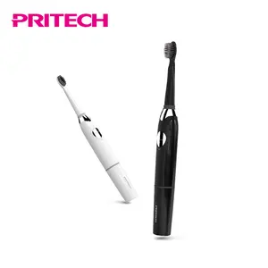 PRITECH แปรงสีฟันไฟฟ้าอัลตราโซนิคแบบพกพา,แปรงสีฟันไฟฟ้ากันน้ำแบตเตอรี่