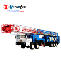 Plateforme de forage et de réparation de puits montée sur camion API Oil and Gas XJ550 ZJ15