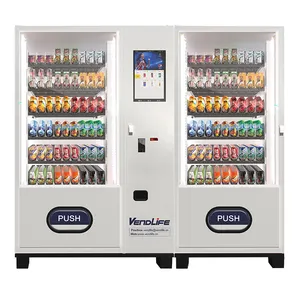 큰 터치 스크린 전자 음료 콤보 자판기 거리 상품