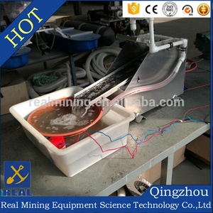 मिनी सोने पोर्टेबल नदी रेत खनन उपकरण सुपर ठीक सोने की वसूली मोरी बॉक्स - Product Image 3