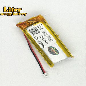 Plug 1.25-2 P Lithium battery 3.7 V 852540 1000 mah Rechargeable battery for electric toys products - Product Image 2