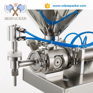 Bespacker Y1WLD Rumania piso tipo pistón líquido pasta sola cabeza doble aceite jugo máquina de llenado - Product Image 6