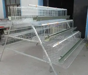 Jaula agrícola para cría de pollos, jaula tipo A de 4 / 5 capas con batería para huevos de gallina, jaula para pollos A la venta en Filipinas