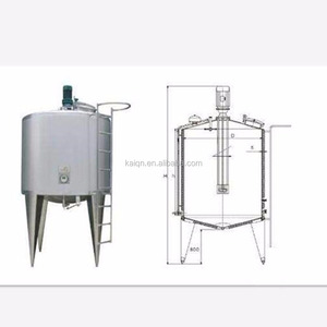KQ-1000L emulsifying מכונת ערבוב טנק, מעבדה מיקסר תחליב, מיקסר homogenizer מעבדה - Product Image 1
