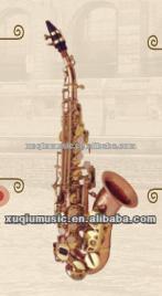 profesional de oro de latón curva de saxofón <span class=keywords><strong>soprano</strong></span> - Product Image 1
