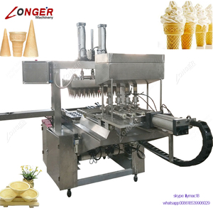 Nhà Máy Giá Baking Đường Cone Maker Máy Ice Cream Cone Wafer Dây Chuyền Sản Xuất - Product Image 6