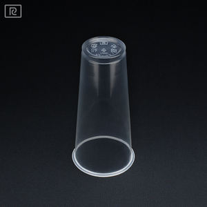 Gobelet en plastique transparent jetable Riqii V660 PP 22oz 660ml avec couvercle plat pour boissons, thé, café, bière, jus, diamètre 90mm TW - Product Image 3