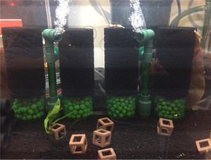 QS-200A máy bơm không khí treo phong cách sinh học miếng bọt biển lọc cho bể cá kích thước trên 60cm - Product Image 3