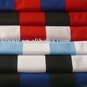 Tissu imprimé tricoté en polyester 100% pour uniforme de football