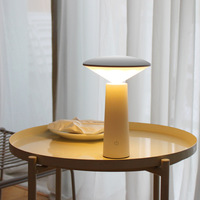 Lampe de bureau LED rechargeable à piles au lithium, mini lampe de nuit, lampe de table avec température de couleur et luminosité réglables