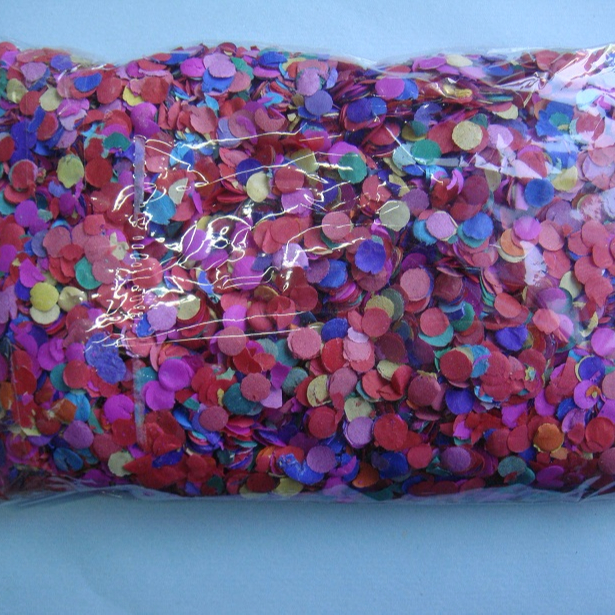 Цветные круглые бумажные конфетти, салфетки, конфетти для празднования вечеринки и мероприятия