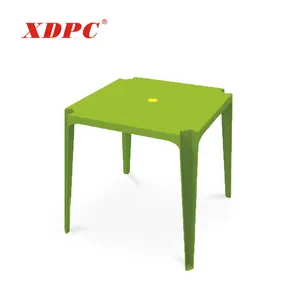 Лучшая цена, современный пластиковый квадратный Штабелируемый столовый стол для ресторанов