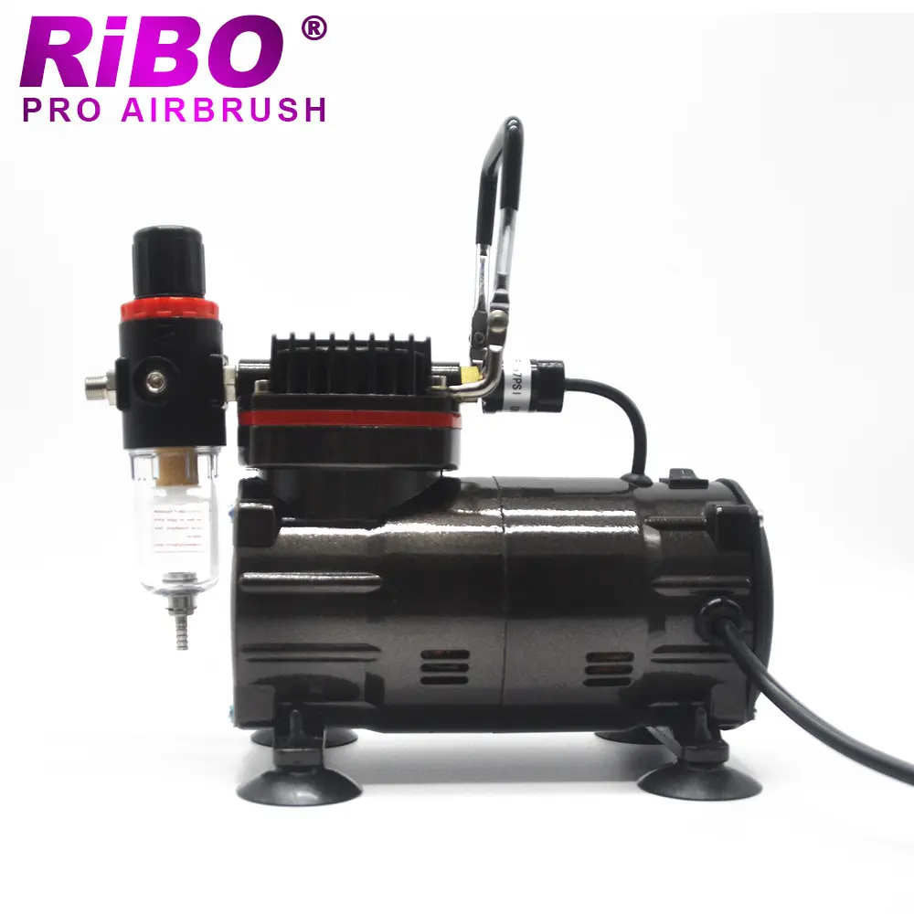 RIBO HT-44 חשמל אוויר מדחס עובד עם airbrush עט לשימוש רב