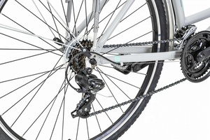Bicicletta Vintage a 18 Velocità con Telaio in Acciaio per Donna / Bicicletta Urbana Vintage da 28 Pollici / Bici da Città - Product Image 3