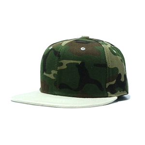 China supplier flat brim Camo custom Snapback hat - Product Image 6