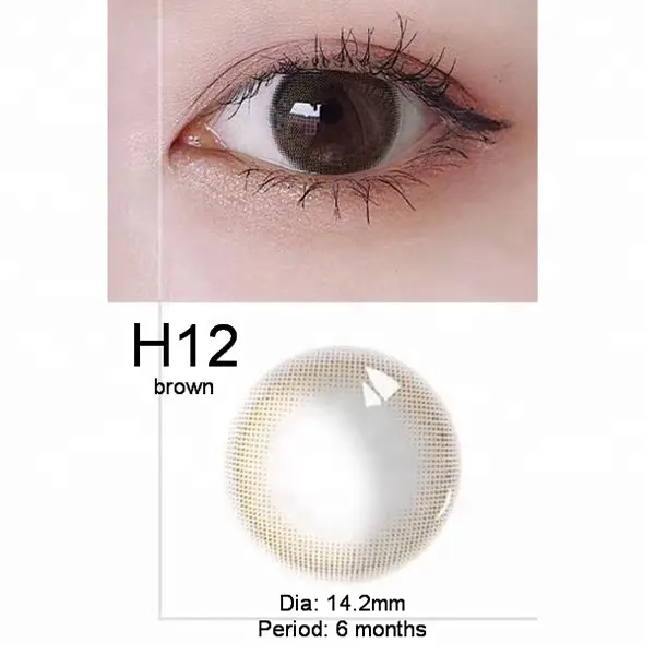 Barato al por mayor mejor precio 14,2mm de lentes de contacto para los ojos