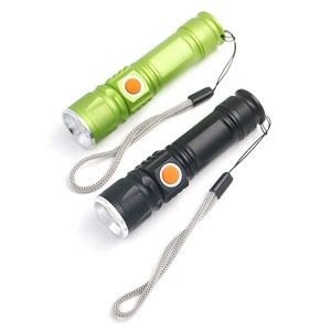 Công suất cao mini sạc USB siêu sáng micro <span class=keywords><strong>LED</strong></span> <span class=keywords><strong>Torch</strong></span> 1000lm 18650 Keychain Đèn pin phẳng Mini - Product Image 6