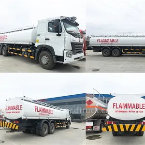 中国重汽豪沃柴油喷射油 20000L 12-36 个月燃油油罐车