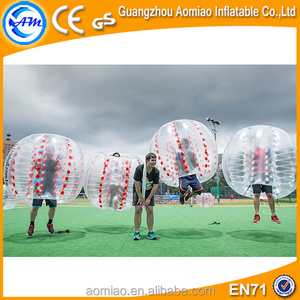 Top qualité 1.0 0.7mmtpu humains bumper ball, le football bulle, bulle ball football - Product Image 1