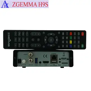 俄罗斯/白俄罗斯/乌克兰 T2-MI 多频道 4 K UHD 电视盒 ZGEMMA H9S Linux 操作系统 DVB-S2X 调谐器