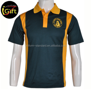 ชุดนักเรียนสำหรับเด็กผู้หญิง,เสื้อโปโลแขนสั้นโพลีเอสเตอร์ - Product Image 1