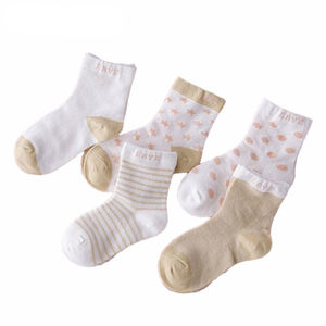5 pairs cotton of the baby colors Candy Girls Cartoon Breathable socks with style - Product Image 4