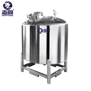 Vertical stainless steel glycerine methanol aseptic storage tank