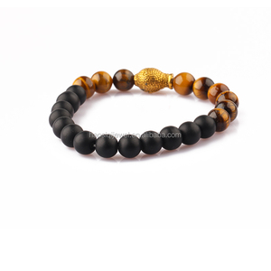 Última moda estilo Buda pulsera de los granos de la joyerí<span class=keywords><strong>a</strong></span> para hombre pulseras joyerí<span class=keywords><strong>a</strong></span> hecha <span class=keywords><strong>a</strong></span> <span class=keywords><strong>mano</strong></span> - Product Image 2