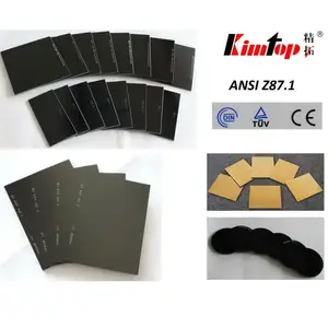 La lente del filtro de soldadura directa de fábrica se ajusta a ANSI Z87.1 DIN 169 del filtro de vidrio de soldadura