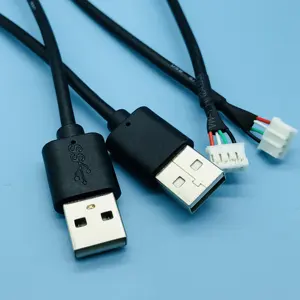 Tùy Chỉnh Chất Lượng Cao USB A Cáp Với 4Pin JST SH1.0 Nối Che Chắn Cắm Cáp