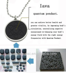 Pendentifs énergétiques en pierre de lave, pendentifs énergétiques de roche volcanique - Product Image 6