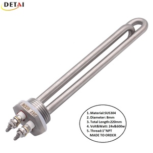 Calentador <span class=keywords><strong>de</strong></span> <span class=keywords><strong>agua</strong></span> industrial eléctrico tubular personalizado <span class=keywords><strong>de</strong></span> 24V DC <span class=keywords><strong>resistencia</strong></span> <span class=keywords><strong>de</strong></span> calentamiento por inmersión <span class=keywords><strong>para</strong></span> <span class=keywords><strong>calentar</strong></span> líquido <span class=keywords><strong>para</strong></span> paneles solares - Product Image 2