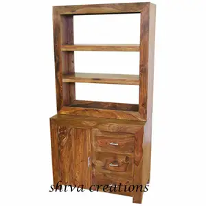 Caja de madera Sheesham hutch