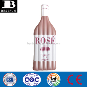 Flotador Inflable de Vinilo Resistente con Forma de Botella de Vino, Isla Flotante para Fiestas, Colchón de Aire para Eventos de Verano - Product Image 6