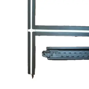 Tavan t-bar, düz T24 ızgara tavan sistemi, düz tavan t ızgara