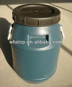 25L plastic drum with screw lid and two handles