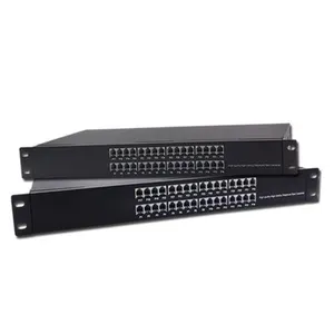 Rack Mount 32 Canali PCM Voice Telefono del Convertitore Di Fibra Ottica