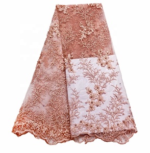 Vải Ren Thêu Lưới Châu Phi Chất Liệu Cao Cấp Bán Sỉ Từ Trung Quốc - Product Image 4