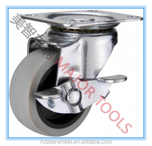 Rueda Giratoria de TPR de 2 Pulgadas (50 mm) con Freno <span class=keywords><strong>para</strong></span> <span class=keywords><strong>Lavadora</strong></span> - Product Image 3