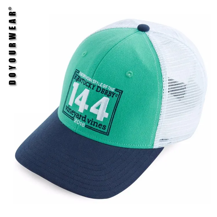Alibaba 웹사이트에 주문 로고 도매 트럭 운전사 모자