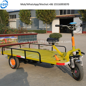 Heavy Duty Steel Platform <span class=keywords><strong>Trolley</strong></span> Cart quatro rodas triciclo de carga para uso em armazém disponível para venda nas Filipinas - Product Image 4