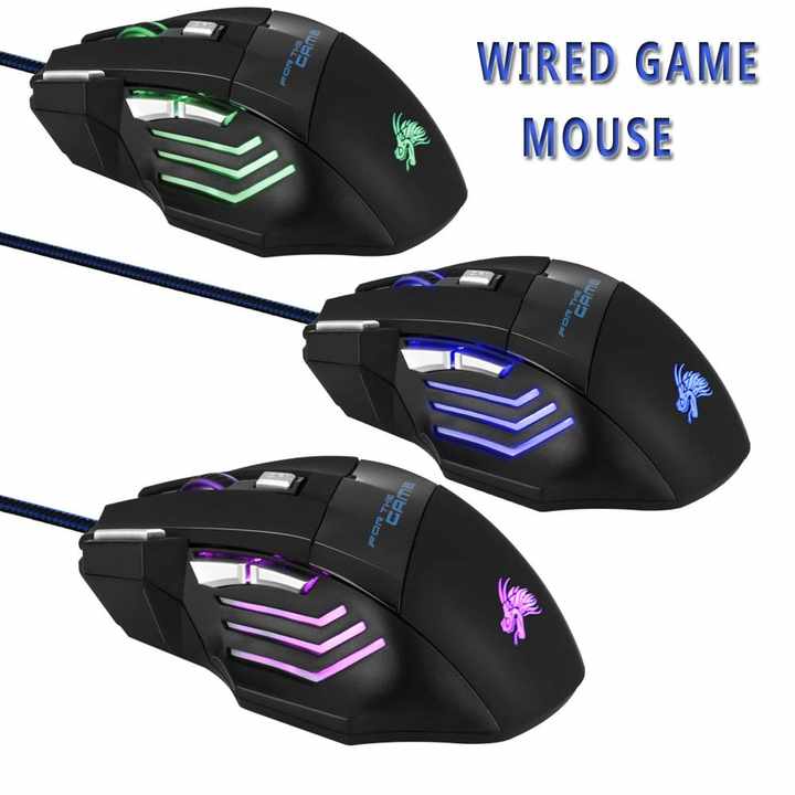 エルゴノミック 3D ライティング RGB ゲーミングマウス